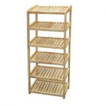 Kệ giày dép gỗ 6 tầng rộng 45cm